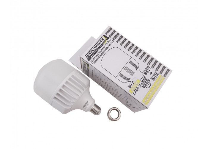 Лампа светодиодная LED Bulb-T120-60W-E27-E40-220V-4000K-5400L ICCD