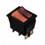 KCD2-2101N R+Y/B 220V Перемикач 2 клав. червоний + жовтий з підсвічуванням TNSy