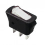 KCD3-101N-12 W/B 220V Перемикач 1 клав. білий з підсвічуванням TNSy
