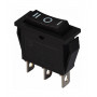 KCD3-103 B/B 220V Перемикач 1 клав. перекидний чорний TNSy