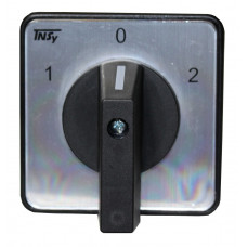 Перемикач кулачковий ПКП125-33/В 125А "1-0-2" 3Р/400B 60° 88х88