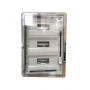 Корпус пластиковий ЩРН-П-42 PRO, пр. дв. ABS IP65 14х3 350х500х190 TNSy