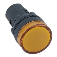 Лампа AD22DS d22mm 12В AC/DC жовтий TNSy