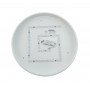 Світильник LED-PANEL-Round-D500-50-3000K/4000K/6500K-38W-220V -3800L XG-07-036 white TNSy