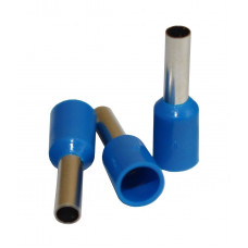 Наконечник гільза Е2508 brass 2,5мм2 синій