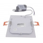 Светильник врезной LED Square Downlight 6W-220V-420L-4000K Alum