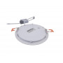 Светильник врезной LED Round Downlight 12W-220V-850L-4000K Alum
