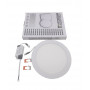 Светильник врезной LED Round Downlight 18W-220V-1300L-4000K Alum