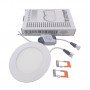 Светильник врезной LED Round Downlight 6W-220V-420L-4000K Alum