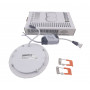 Светильник врезной LED Round Downlight 6W-220V-420L-4000K Alum