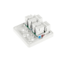 Розетка RJ-45 2-порта кат.5е UTP LP-114