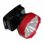 Налобний ліхтар LED HL6 5W 6500K 3/10H 100/300L bat: 3,7V 2A IP53 Red/Black TNSy