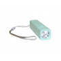 Ліхтар акумуляторний ручний LED FL2 1W 6500K 3/4H 100L bat: 3,7V 1,2A Green TNSy