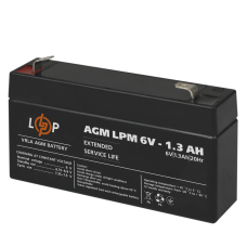Аккумулятор AGM LPM 6V - 1.3 Ah