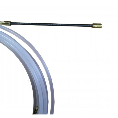 Протяжка ПКн-4/25 для кабеля, нейлоновая, белая, 4мм, 25м TNSy