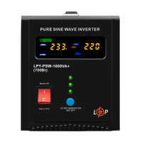 ИБП LogicPower LPY-PSW-1000VA+ (700Вт) 10A/20A с правильной синусоидой 12V