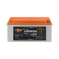 Аккумулятор LP LiFePO4 51,2V - 50 Ah (2560Wh) (BMS 80A/50А) пластик Smart BT