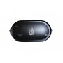 Світильник НПП1402-60W-E27-IP65 овал чорний з решіткою TNSy