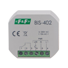 Импульсное реле BIS-402, 220В, 10А