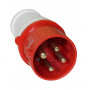 Вилка 024 3Р+PЕ 32А 380В IP44 TNSy
