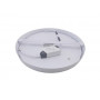 Светильник накладной LED Round Downlight 24W-220V-1700L-4000K Alum
