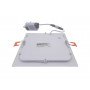 Світильник врізний LED Square Downlight 12W-220V-850L-4000K Alum TNSy