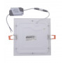 Світильник врізний LED Square Downlight 12W-220V-850L-4000K Alum TNSy