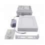 Светильник накладной LED Square Downlight 6W-220V-420L-4000K Alum
