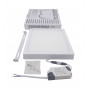 Світильник накладний LED Square Downlight 18W-220V-1300L-4000K Alum TNSy