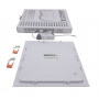 Светильник врезной LED Square Downlight 18W-220V-1300L-4000K Alum