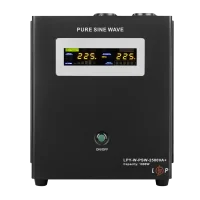 ДБЖ з правильною синусоїдою 24V LPY-W-PSW-2500VA+(1800Вт)10A/20A