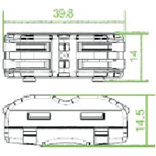 Будівельно-монтажна клема СМК 222-422P TNSy