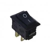 KCD5-101 B/B Перемикач 1 клав. чорний TNSy